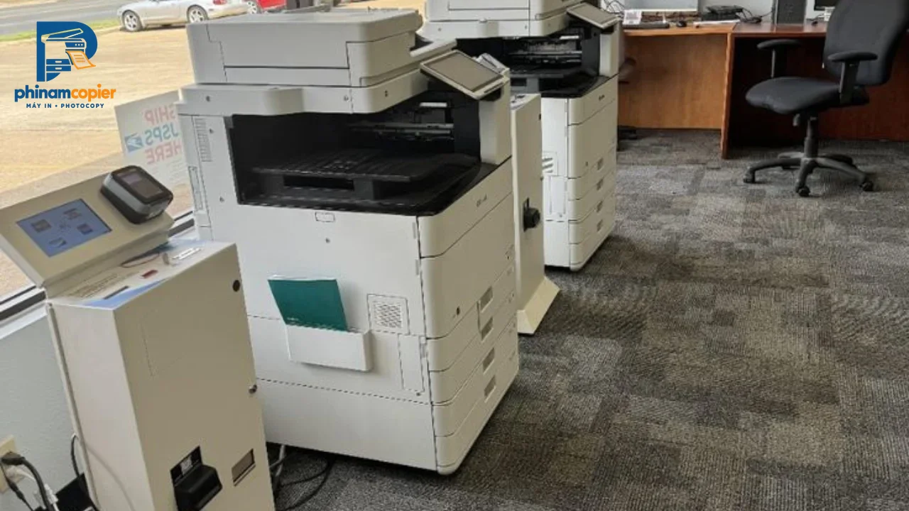 Máy photocopy và thiết bị văn phòng trong văn phòng