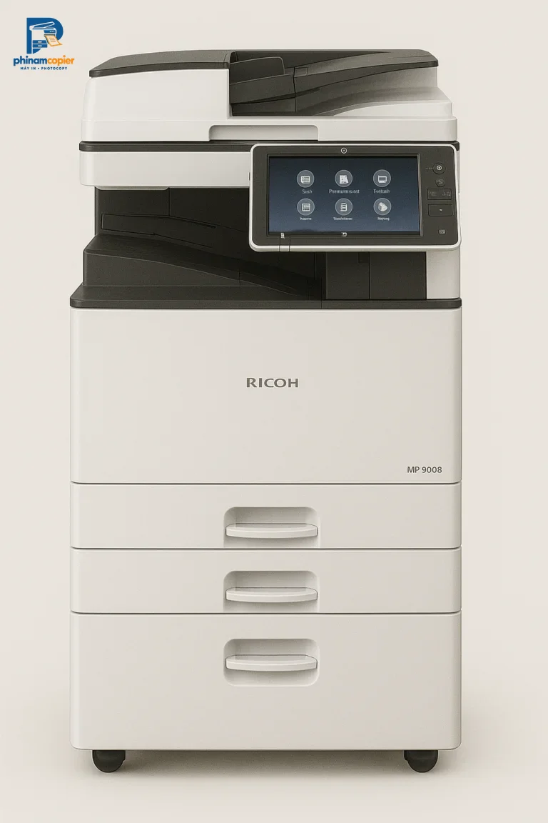 Máy photocopy Ricoh MP 9008 màu trắng