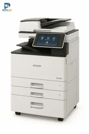 Máy photocopy Ricoh MP 8000 đa chức năng màu trắng